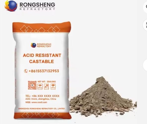 Furnace Boiler Repair Refractory Castable with Alkali Resistance 1500C High Strength Acid Proof