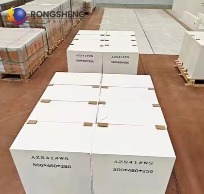 Glass Melting Furnace Refractory Materials Fused Azs Block Zirconia Corundum Brick Azs-33# Azs-36# Azs-41# Fusion Cast Brick