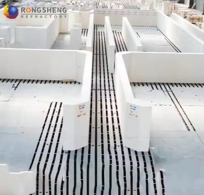 Glass Melting Furnace Refractory Materials Fused Azs Block Zirconia Corundum Brick Azs-33# Azs-36# Azs-41# Fusion Cast Brick