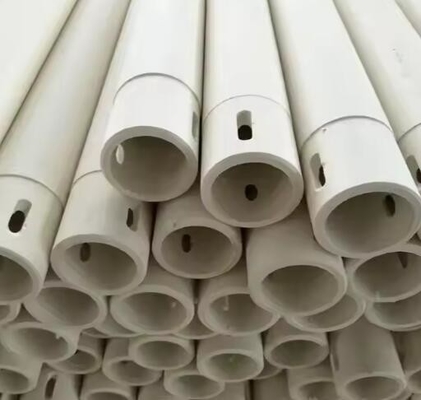High Temperature 99% Al2o3 Refractory Ceramic Tube Pipe Alumina Ceramic Roller For Ceramic Kiln