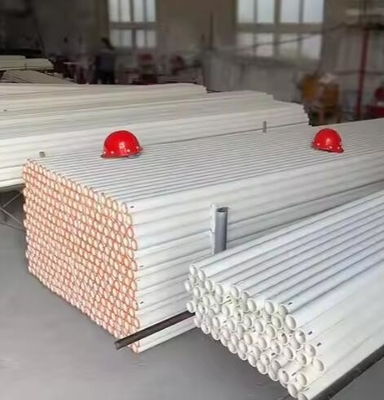 High Temperature 99% Al2o3 Refractory Ceramic Tube Pipe Alumina Ceramic Roller For Ceramic Kiln