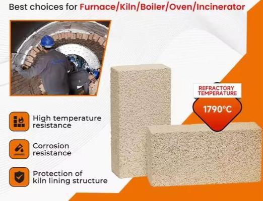 Chemicals Inorganic Chemicals Non-Metallic Products Refractory High Temperature Alumina Thermal Insulation Bricks Ladrillos Refractarios Aluminum Refractory Bricks For Iron Melting Furnaces