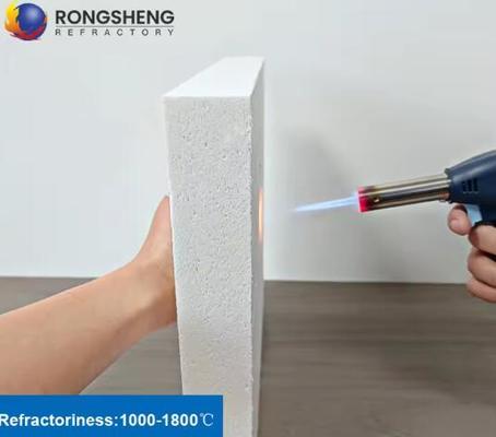 CE Certified Alumina Silicate Fireboards 2300F Thermal Insulation Fire Resistant Slab Zirconia Ceramic Fiber Board