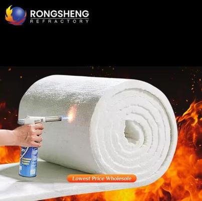 Industrial Furnaces Backing Insulation Materials Soluble Ceramic Fiber Blanket 10-50mm Thick Refractory Ceramic Fiber Felt