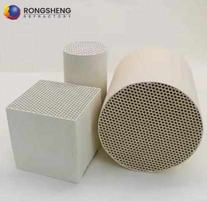 High Quality Cordierite Mullite Ceramic Honeycomb Filter Plates 25,40,50,60 Cell Honeycomb Ceramic Regenerator For Rto Rco