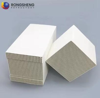 High Quality Cordierite Mullite Ceramic Honeycomb Filter Plates 25,40,50,60 Cell Honeycomb Ceramic Regenerator For Rto Rco