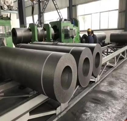 Dia 100-750mm High-Quality Graphite Electrodes L1800-2700mm UHP HP RP Carbon Graphite Electrode For Eaf Lf Furnace