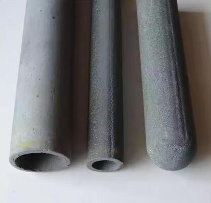 1800 Celsius Refractory Silicon Carbide Beam Sisic Sic Ceramic Kiln Furniture Customized Silicon Nitride Bonded Tubes