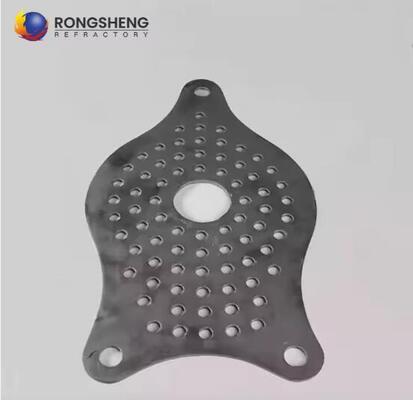 Rongsheng Refractory Nitride Bonded Silicon Carbide Kiln Furniture SiC Ceramic Slabs Aluminum Silicon Carbide Composite Plate