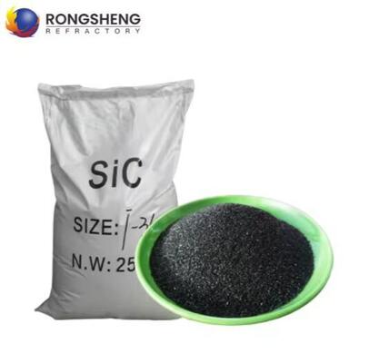 High Purity 98.5% Sic Powder Carborundum Grit Black Green Silicon Carbide Powder For Abrasive And Refractory