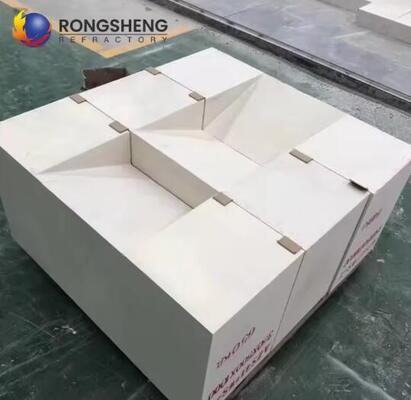 High Density AZS 33 AZS 36 AZS 41 Blocks Fused Cast Refractory AZS Zirconia Corundum Brick For Glass Melting Furnace