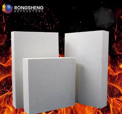 China Polycrystalline Mullite Fiber Boards 1600C 1800C Mullite Ceramic Fiber Board Refractory Furnace Lining Insulation Plate