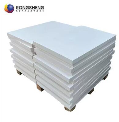 China Polycrystalline Mullite Fiber Boards 1600C 1800C Mullite Ceramic Fiber Board Refractory Furnace Lining Insulation Plate