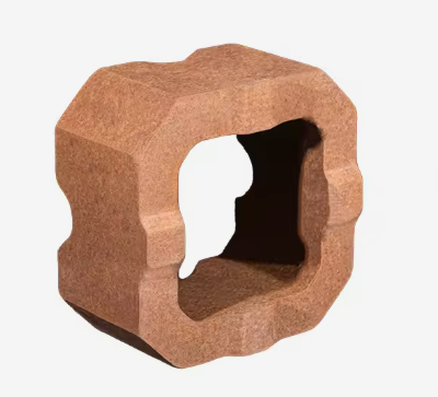 Rongsheng High Temp Magnesium Bricks 92 95 MGO Magnesite Bricks Heat Storage Refractory Magnesia Brick 230x114x65mm
