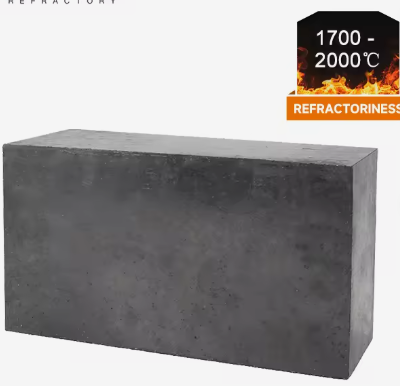 China Factory Price Magnesite Carbon Brick High Quality Iron Melting Furnace Stocked Refractory Magnesia Carbon Bricks