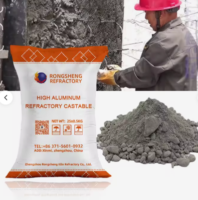 High Performance Refractory Casting High Alumina Low Cement Castable Industrial Furnaces Monolithic Refractory Lining Materials
