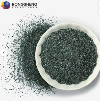 High Purity RONGSHENG Green Silicon Carbide Powder Abrasive Grit 240# 360# F1200 High Strength 1900 Refractory Ceramic