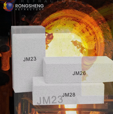 Rongsheng Jm23 Jm26 Jm28 Jm30 Lightweight Heat Resistant Brick Mullite Insulating Refractory Fire Bricks For Furnace And Boiler
