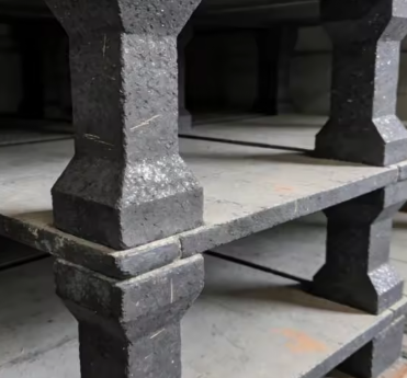 Custom Size Sic Plate Silicon Carbide Ceramics Refractory Hearth Plates Nitride-Bonded Silicon Carbide Kiln Shelves