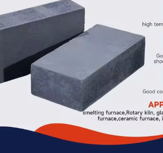 High Temperature SiC Refractory Brick Silicon Nitride Bonded Silicon Carbide Bricks For Blast Furnace Kiln Lining