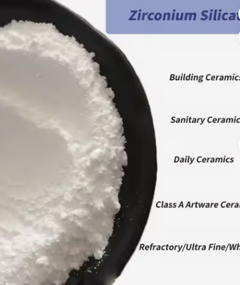 Factory Price 65% Zrsio4 Fine Powder Zirconium Silicate Zircon Flour 325 Mesh Silicate Zirconium For Foundry Coating Casting