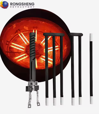 RONGSHENG Customized 1500C 100W-5000W Silicon Carbide Heater Element Sic Heating Rod For Electric Furnace And Kiln