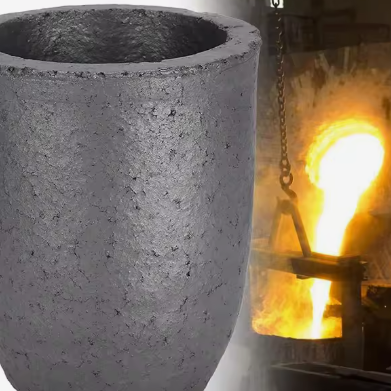Factory Supply Large Sic Crucible 50kg 350kg Silicon Carbide Pot Sagger Silicon Carbide Crucible For Melting Cast Iron