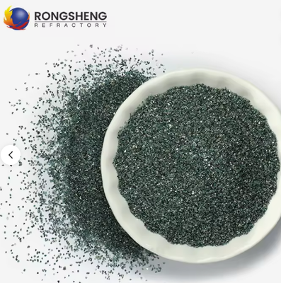 High Purity RONGSHENG Green Silicon Carbide Powder Abrasive Grit 240# 360# F1200 High Strength 1900 Refractory Ceramic
