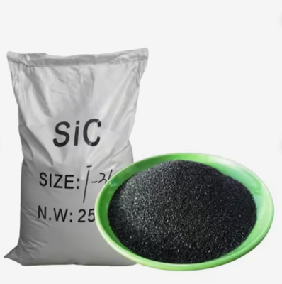 High Purity 90% 99% Black SiC Carborundum Silicon Carbide Powder Blasting Media for Polishing 24-240# Abrasive Grain Size