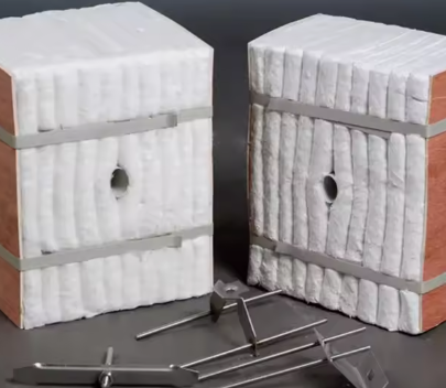 High Temperature 1430 Refractory Fibre Module Thermal Insulation Aluminum Silicate Ceramic Fiber Modules For Furnace Kiln Boiler