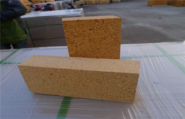 High Temperature Fireclay Brick , Glass Furnace Lining Insulated Fire Brick