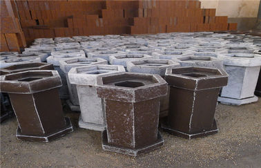 Cement Kiln Refractory Bricks , Al2O3 60% Heat Resistant Silica Mullite Brick