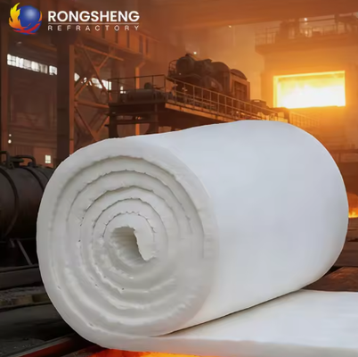 Furnace Kiln Lining Insulation Materials Aluminum Silicate Blanket 10mm 25mm Thickness High Pure Ceramic Fiber Wool Blanket